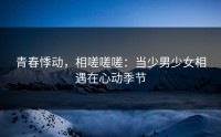 青春悸动，相嗟嗟嗟：当少男少女相遇在心动季节